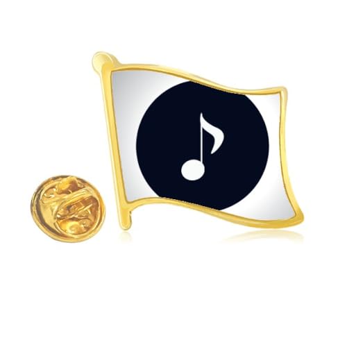 Pin's en métal noir doré pour personnaliser votre veste de concert