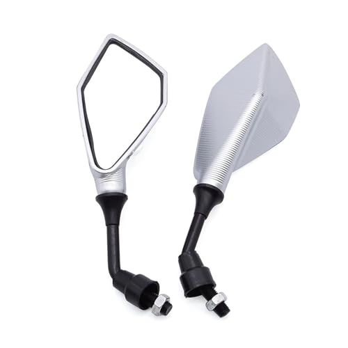 Espejos retrovisores para motocicleta gran angular de 10mm para rutas largas de fin de semana