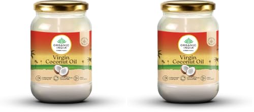 Image of Organic India Virgin Coconut Oil, 250ml | Labs Tested on 250+ Parameters | Certified Organic| Cold Pressed | Extracted from Coconut Milk | Authentic Flavour | Multipurpose Premium Coconut Oil