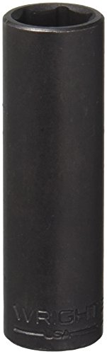 Wright Tool 3916 3/8" Drive 6 Point Deep Impact Socket, 1/2"