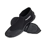 XUKER Neoprene Diving Boots, 2mm Wetsuit Booties Adult Men Women Water Shoes with Anti-Slip Rubber S