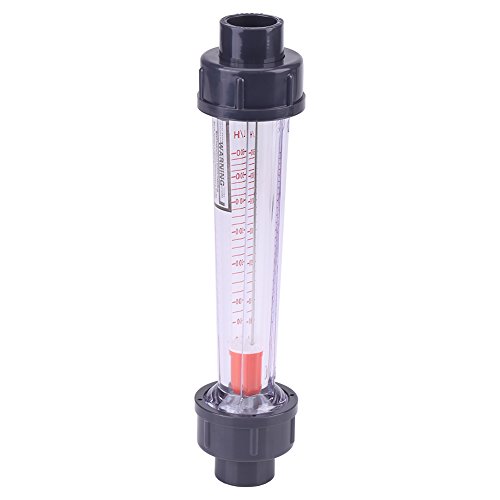 Akozon 60-600L / H Kunststoffrohr Flüssigkeitswasser Rotameter LZS-15 Durchflussmesser
