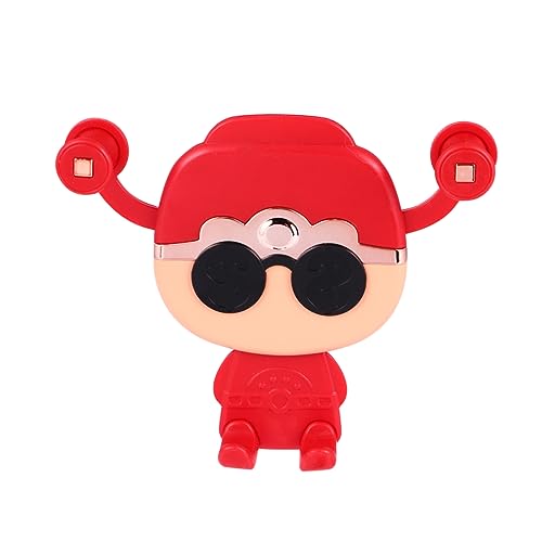 Telefonico per Auto Smartphone con Design Cartoon Facile Installare e Rimuovere Compatibile con Maggior Parte Dei Cellulari Rosso