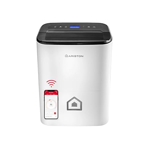 Ariston DEOS 21S NET Wifi - Deumidificatore Casa Muffa Portatile 21L/24h con...
