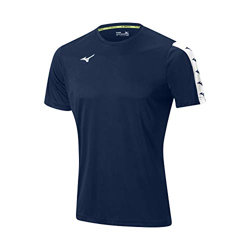 Mizuno Nara Training Tee T-Shirt, Bleu Ciel, 4XL Mixte