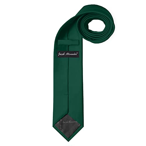Image of Jacob Alexander Men's Extra Long Solid Color Tie