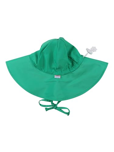 Image of RuffleButts Baby-Girls Sun Hat Floppy Wide Brim UPF 50+ - Baby Sun Hat with Sun Protection