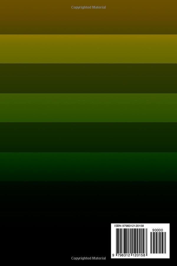 Back cover of the iPhone 16E User Guide book, showing a green gradient background with a barcode and ISBN 9798312120158.