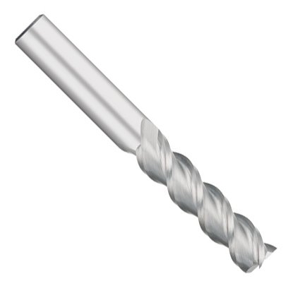 Kodiak Cutting Tools KODIAK150082 USA Made High Performance Solid Carbide End Mill for Aluminum, 45 Degree, 3 Flute, 3/4 Diameter, 3/4 Shank, 2-1/2 Length of Cut, 5 Overall Length