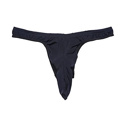 COMLIFE Men's Bullet-Separated Trunk Briefs Elephant Nose Ice Silk Low-Rise Thongs2