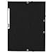 Produktbild Exacompta 55301E Sammelmappe (mit Gummizug und 3 Klappen aus Manila Karton für Format DIN A4, 355 g, 24 x 32 cm) 1 Stück schwarz