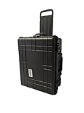 Challenger | TR5013 Heavy Duty Large Waterproof Travel Case, Flight Case, Camera Case with Foam | Wheeled Hard Case with Retractable Pull Handle | Customisable Pick & Pluck Foam Insert-IP67 Certified