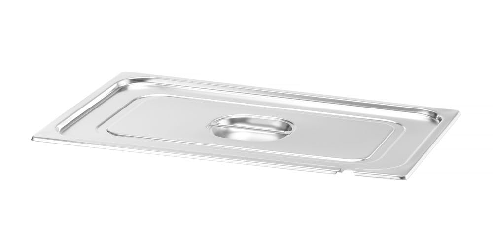HENDI Gastronorm Deckel, mit Löffelaussparung, GN1/1, 530x325mm, Edelstahl