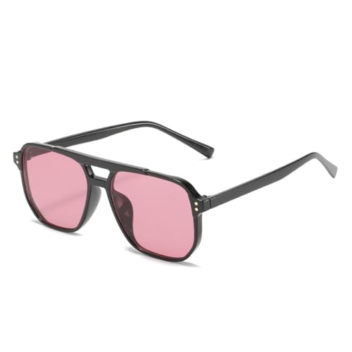 Lunettes de soleil rétro double pont verres dégradés bleus UV400