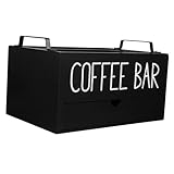 Photo Gallery bebemoko organizzatore per condimenti da caffè legno con cassetto stazione caffè elegante e per cucina e ufficio decorazione versatile nero Photo Gallery bebemoko organizzatore per condimenti da caffè legno con cassetto stazione caffè elegante e per cucina e ufficio decorazione versatile nero