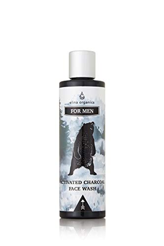 Activated Charcoal Face Wash 8oz – Gentle Detox Cleanser with Willow Bark & Spirulina – For Oily, Acne-Prone Skin – Organic, Vegan, Non-Toxic Skincare