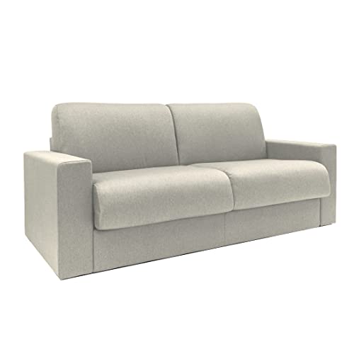 Totò Piccinni Divano Letto Ribaltone Matrimoniale Imbottito con Braccioli, Materasso