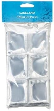 Lakeland Reusable Mini Ice Bags Blue, 3-Pieces, 3495