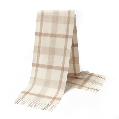 Bufanda de lana y cachemira de alta calidad estilo británico para invierno 5