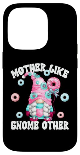 Funny Donut Mom Saying For Women Donut Lovers Summer Gnome Custodia per iPhone 14 Pro