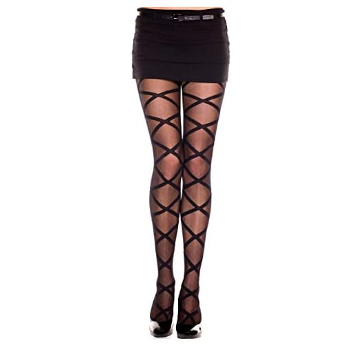 MUSIC LEGS - Pantimedias de elastano para mujer - Negro - Talla única