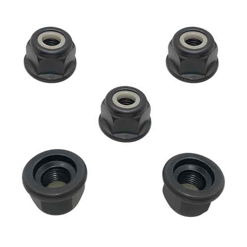 Hippotech 5er Packung 10 mm x 1,0 Linksgewinde Bürstenblatt-Schraubenmutter für Stihl FS44 FS55 FS80 KM FS75 FS83 FS85 FS90 FS100 FS120 FS130 200 FS250 4126 642 7600