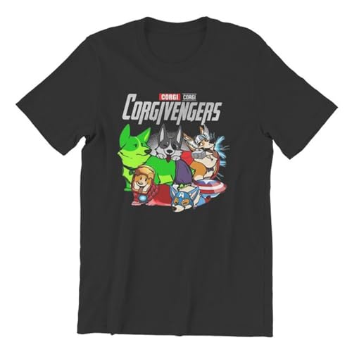 T-shirt Corgi Avenger en coton cadeau original pour passionné de chiens