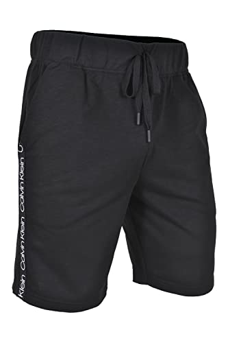 Calvin Klein Men's Sleep Shorts (Black, Small)