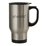 got vesselful? - 14oz Stainless Steel Travel Mug, Silver