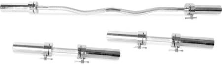 CAP Barbell Olympic Curl Bar/Dumbbell Handle Combo Set (Bar)