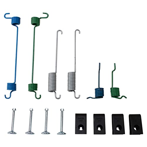 Rear Brake Shoe Mounting Hardware Spring Kit Drum Brake Compatible with Ford Focus
