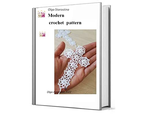 Cross crochet pattern (Modern Irish Crochet Lace Pattern)