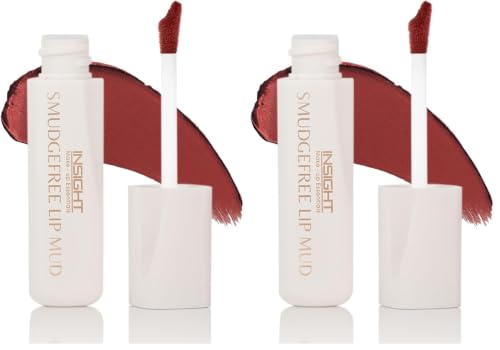 Image of INSIGHT Smudge Free Lip Mud | Moisturizing Formula | Upto 12 Hrs Stay | Instant Matte Finish | Silky Smooth Texture (Before Dawn) - 3.5g (Pack of 2)