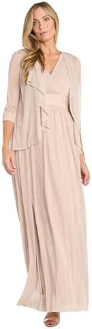 R&M Richards Women's Twinkle Breeze Evening Dress Set Dress