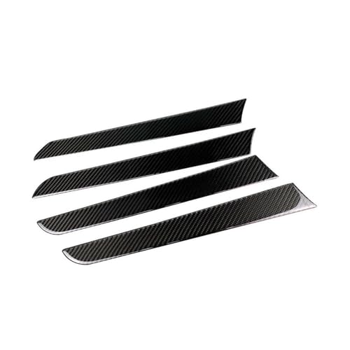 Autocollants panneau de porte carbone ABS accessoire auto intérieur