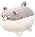 Peluche Shiba Inu Peluche Cane Giocattolo Anime Corgi Kawaii Peluche Morbido Cuscino, Peluche Shiba Inu Peluche Peluche Cuscini Bambola Cane,Peluche Regali per Ragazza Ragazzo,Grigio,50cm