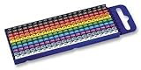 HELLERMANN TYTON W1-270 Cable Marker, Clip ON, 0-to-9, 200PC