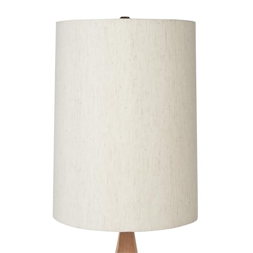 Lámpara de Mesa Triangular de Madera Acabado Cobre 21" miniatura 6
