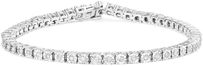 Original Classics Miracle Set diamond tennis bracelet on a model's wrist