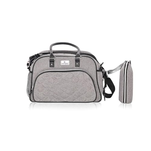Sac à langer Viola gris imperméable grand format matelas Lorelli