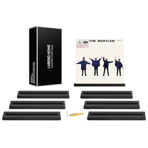 LABEND HOME Vinyl Record Bookshelf - Set of 8 Floating