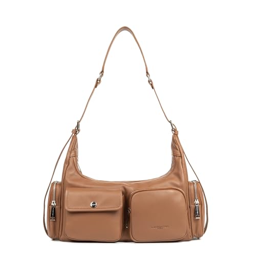 Sac besace Lancaster Soft Caramella idéal pour le travail et les sorties