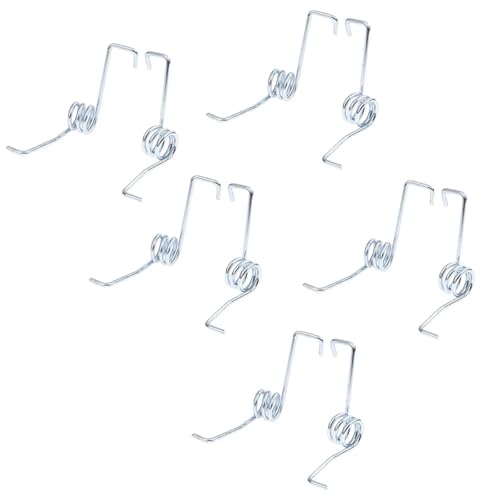 5 Coppia (2 Pezzi) Secchio Rotante Mop Molla di Torsione Tirare Indietro Passo sul Mop Parti di Riparazione Filo Diametro 2,5 mm di Spessore Molla di Torsione(Left*5pcs+Right*5pcs)