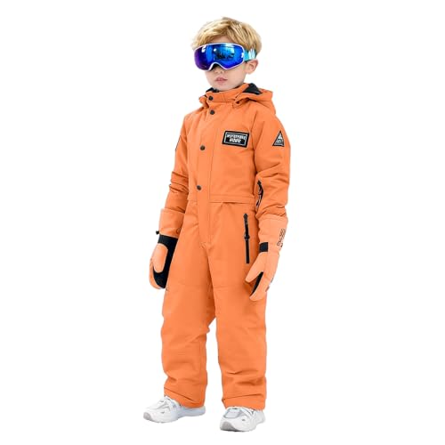 Salopette de ski enfants anti-froid combinaison neige une pièce bambins
