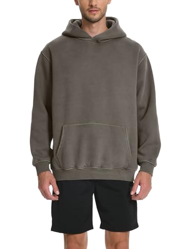 Hatant Hoodies for Men Heavyweight Fleece Sweatshirts Mens Acid Wash Athletic Hoodie Oversized Matching Pullover for Couples3