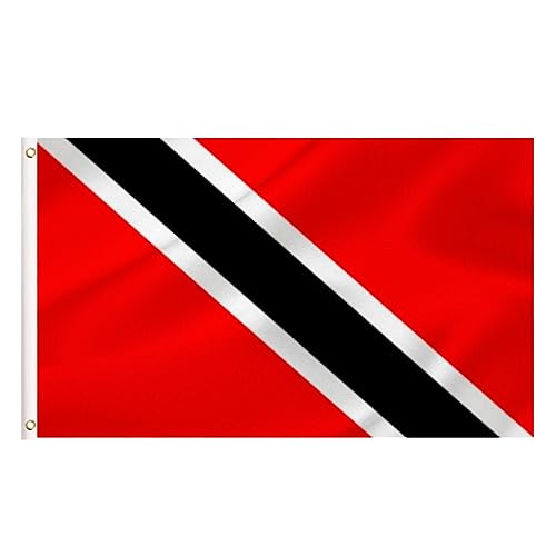 Grand drapeau Trinité-et-Tobago 3x5Ft bannière décoration intérieur extérieur