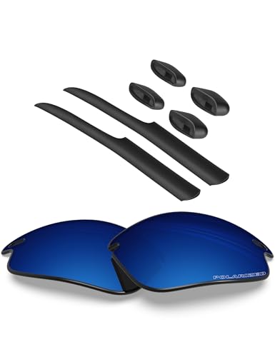 Image of BLAZERBUCK Polarized Replacement Lenses & Sock Kit for Oakley Fast Jacket OO9097 /Fast Jacket Asian Fit OO9162 Sunglass