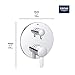 Grohe 29429000 Cosmopolitan Pressure Balance Shower Set, Starlight Chrome