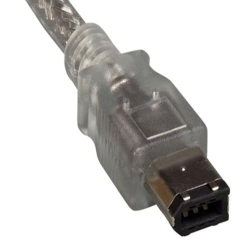 6 ft. IEEE 1394b FireWire 800 9-pin to 6-pin Clear
