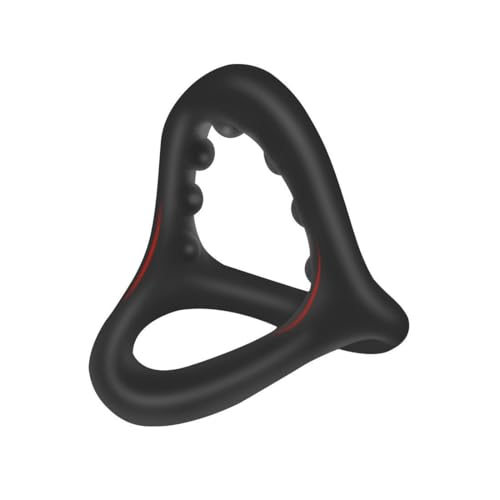 Triangle Cock Ring, Silicone Penis Ring Sex Toys for Men, Penis Ring Sex Toys for Men, Stretchy Cock Rings Male Sex Toys for Longer Erection, for Couples Gay Mens Sex, Black